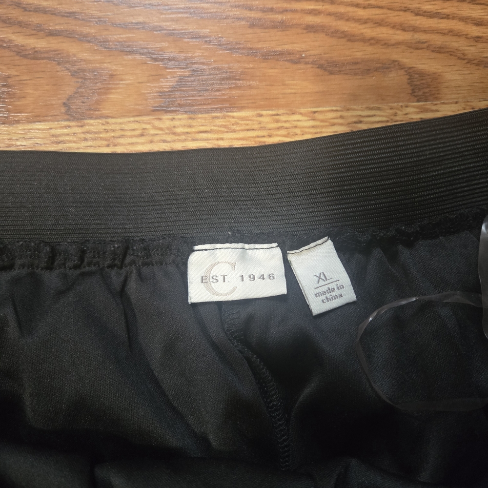 NWOT Black Floral Embroidered Tulle Skirt Sz XL - Picture 4 of 4